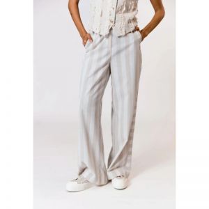 513126 M403 BROEK STREEP pebble