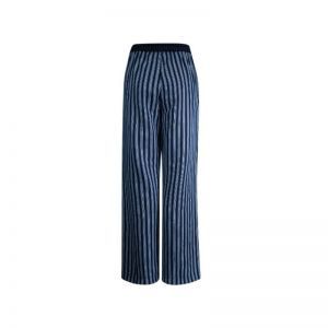 512110 M2100 BROEK blauw/wit