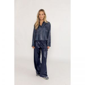 533147-P147 BLOUSE SHINE navy