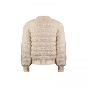 533203-P023 PULLOVER MIX HAIRY pebble