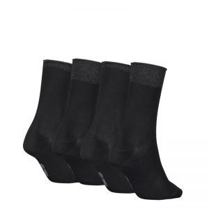 CK WOMEN SOCK 4P HOLIDAY PACK black