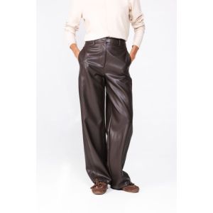 633125-T493-PANT PU coffee